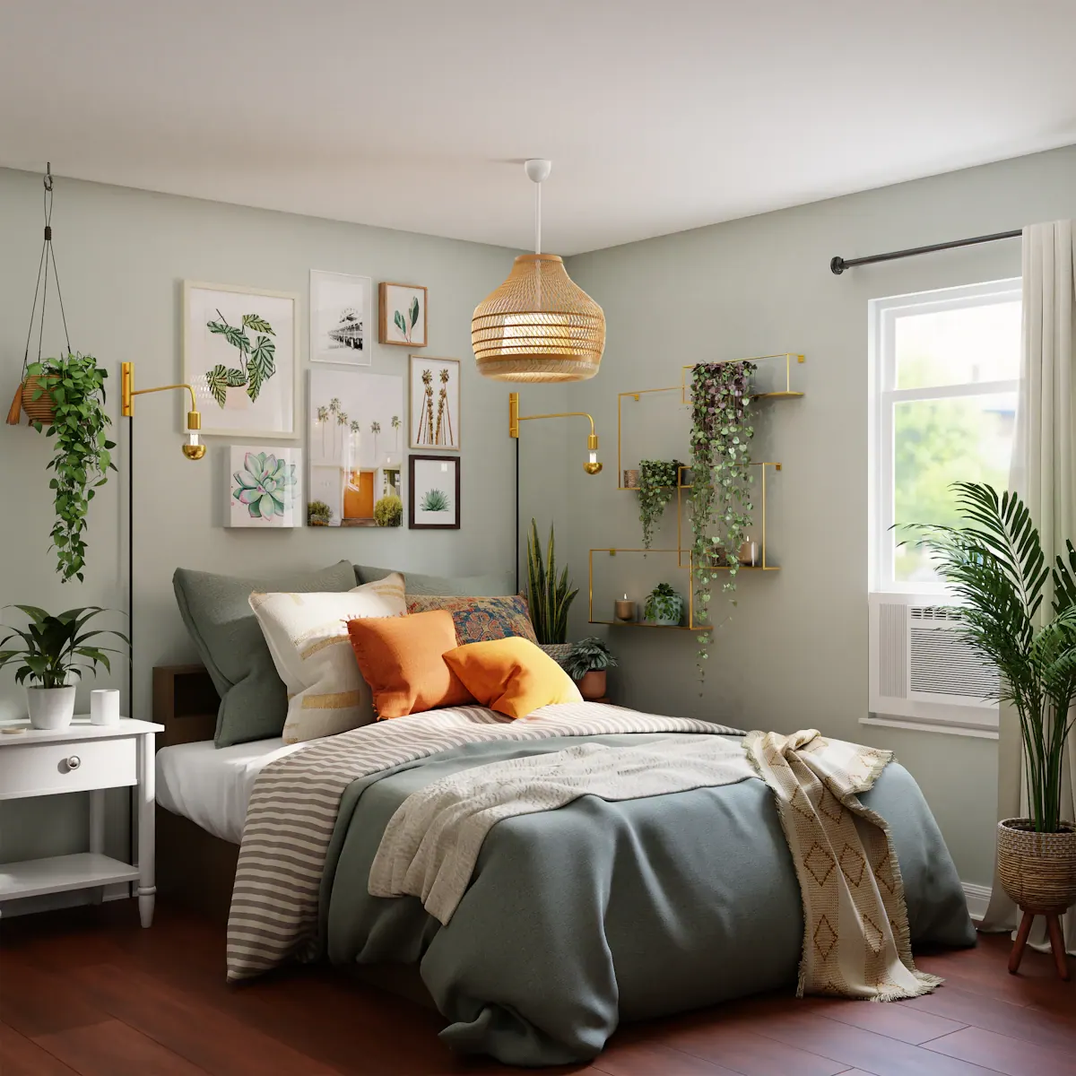 Sala minimalista com poucos objetos
