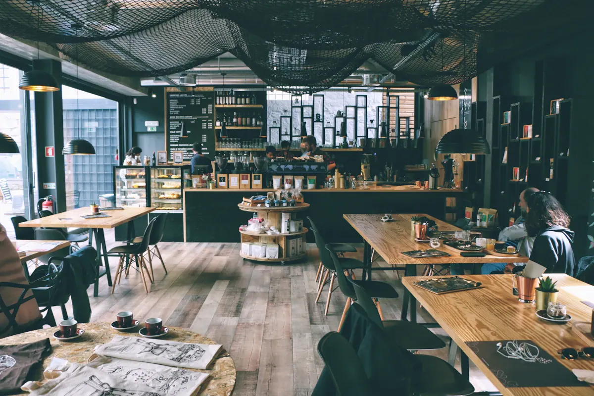Grãos de café torrados em detalhe