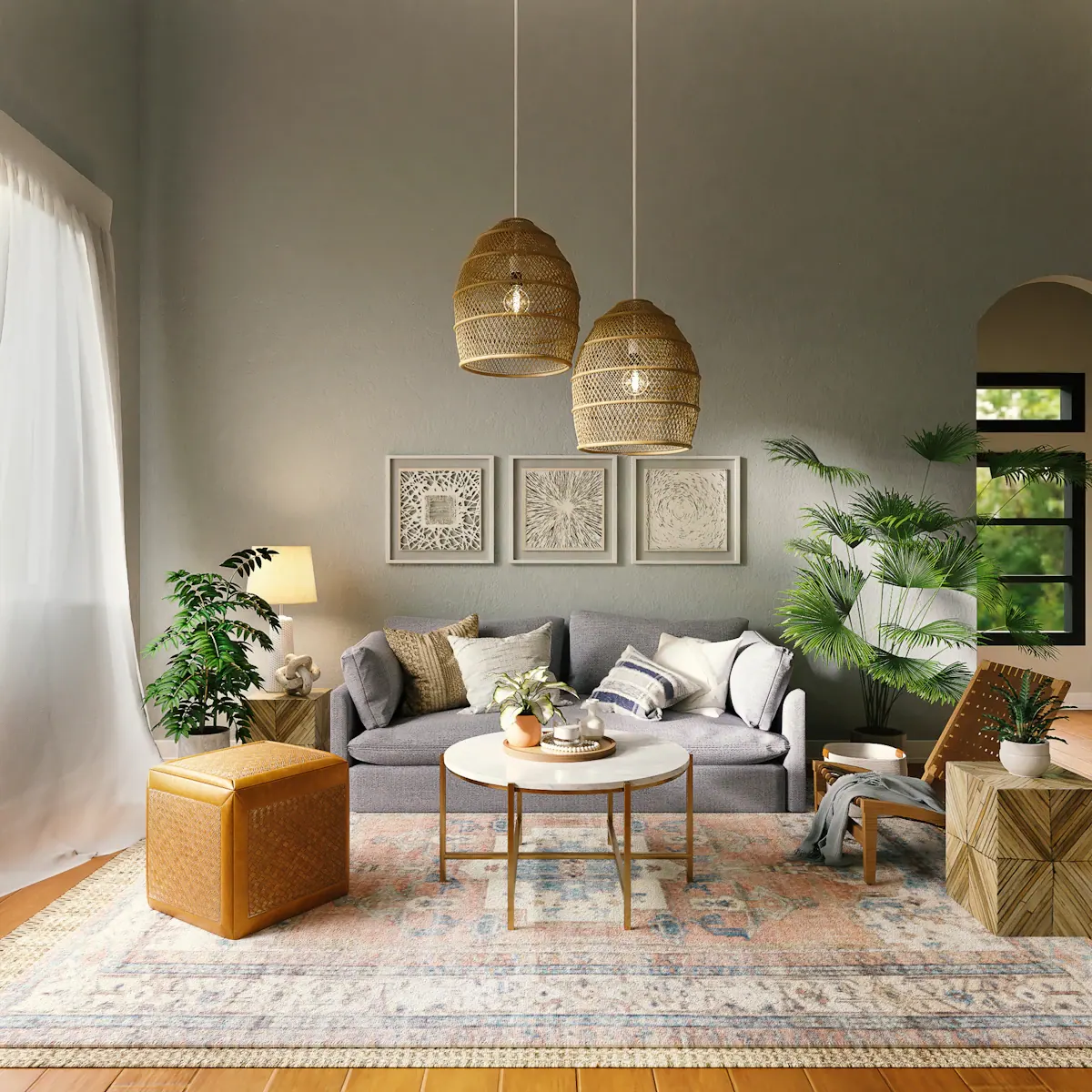 Loft Centro com interiores integrados